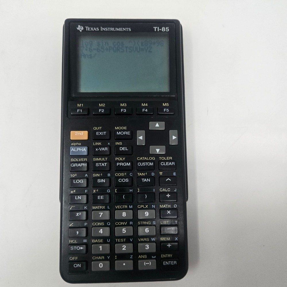 Texas Instruments TI-85 Advanced Graphing Scientific Calculator Black with Cover